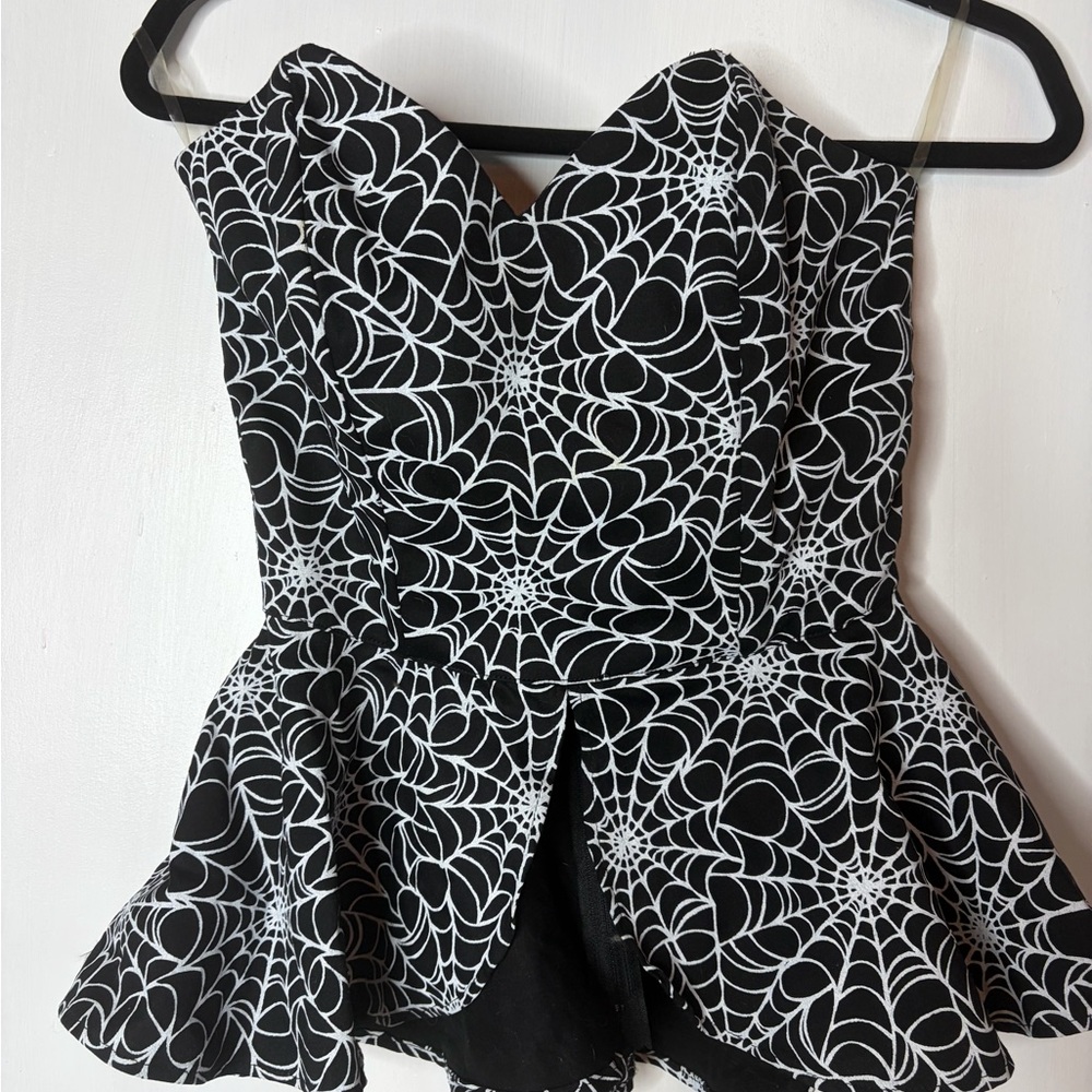 Spiderweb Women bustiers corset top by Pinup girl clothing Micheline Pitt medium